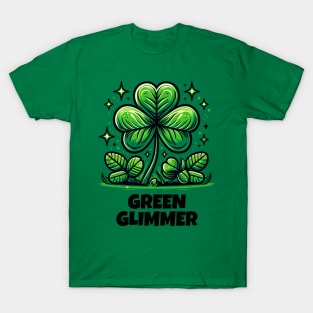 EMERALD KISSES: DELICATE DANCE OF THE IRISH SHAMROCK T-Shirt